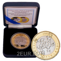Finlandia 5 euros proof 2008 - 100 años Universidad Técnica de Helsinki