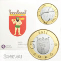 Finlandia 5 euros proof 2011 - Provincias históricas - Laponia por 17.50 € ✅