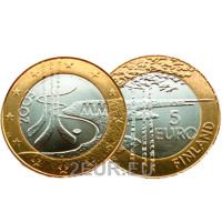 Finlandia 5 euros UNC 2003 - 67. Campeonato Mundial de Hockey sobre Hielo en Finlandia