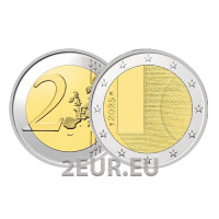 Finlandia 2 euros UNC 2025 - Visitas de Estado de Finlandia: Diplomacia y Política Exterior