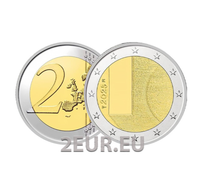 Finland 2 euro UNC 2025 - State Visits of Finland – Diplomacy and Foreign Policy for 9.50 € ✅