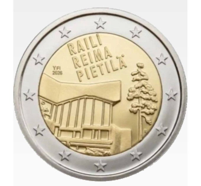 Finland 2 евро BU 2026 - Raili and Reima Pietilä for 10.00 € ✅