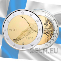 Finlandia 2 euros UNC 2011 - 200 Años Banco Nacional