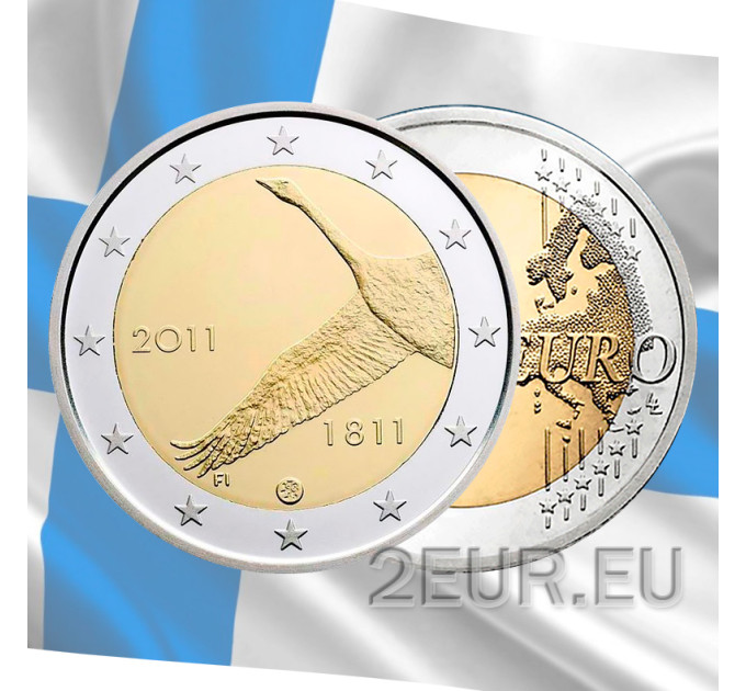 Finlandia 2 euros UNC 2011 - 200 Años Banco Nacional por 5.95 € ✅
