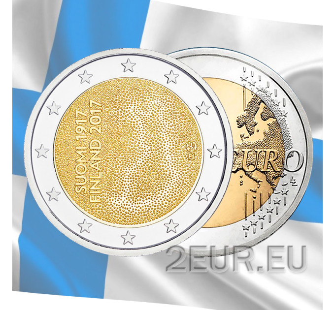 Finlandia 2 euros UNC 2017 - 100 Años de la Independencia por 5.00 € ✅