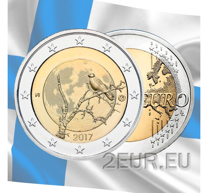 Finlandia 2 euros UNC 2017 - Naturaleza finlandesa por 5.00 € ✅