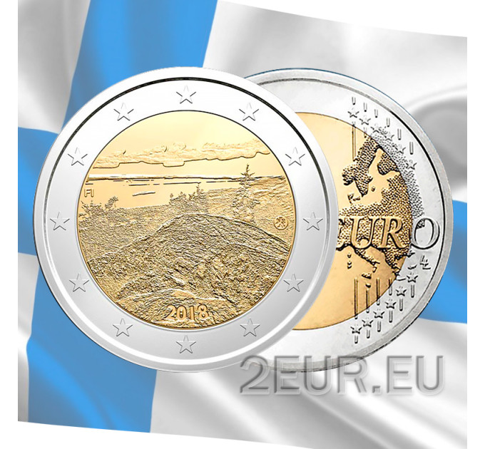 Finlandia 2 euros UNC 2018 - Parque Nacional de Koli por 8.50 € ✅