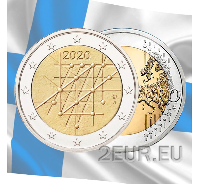 Finlandia 2 euros UNC 2020 - 100 años Universidad de Turku por 6.50 € ✅