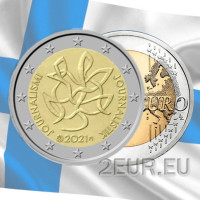 Finlandia 2 euros UNC 2021 - Periodismo