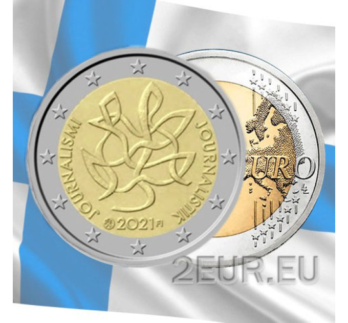 Finland 2 euro UNC 2021 - Journalism for 7.00 € ✅