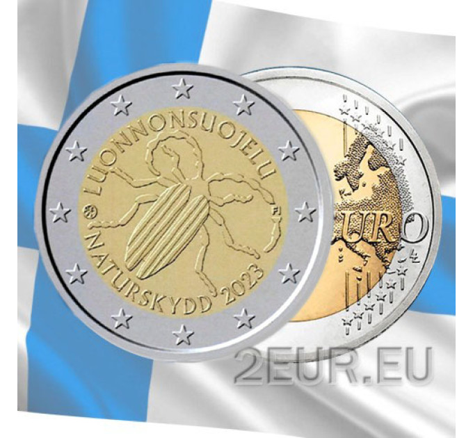 Finlandia 2 euros UNC 2023 - La primera Ley de Conservación de la Naturaleza de Finlandia por 9.50 € ✅