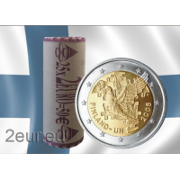 Finland 2 EURO ROLL 2005 - 60 Years United Nations UNO Finland 2 EURO ROLL 2005 - 60 Years United Nations UNO