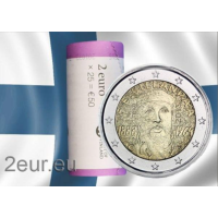 Finlandia 2 EUROS ROLLO 2013 - 125º aniversario del nacimiento de Frans Eemil Sillanpää