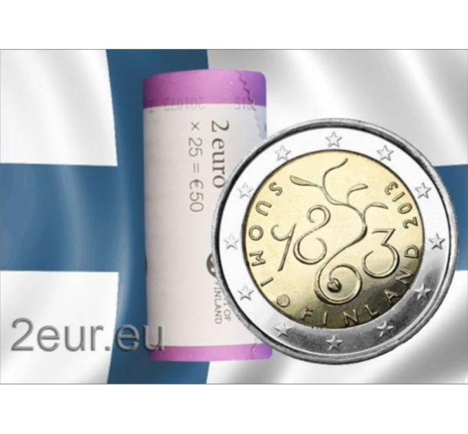 Finlandia 2 EUROS ROLLO 2013 - 150 Aniversario del Parlamento de 1863 por 125.00 € ✅