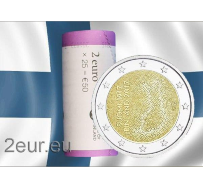Finland 2 EURO ROLL 2017 - 100 Years of Independence for 110.00 € ✅