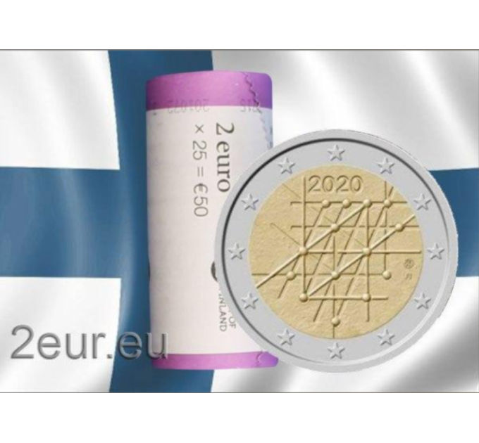 Finlandia 2 EUROS ROLLO 2020 - 100 años de la Universidad de Turku por 130.00 € ✅