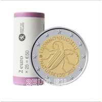 Finlandia 2 EUROS ROLLO 2023 - La primera ley de conservación de la naturaleza de Finlandia