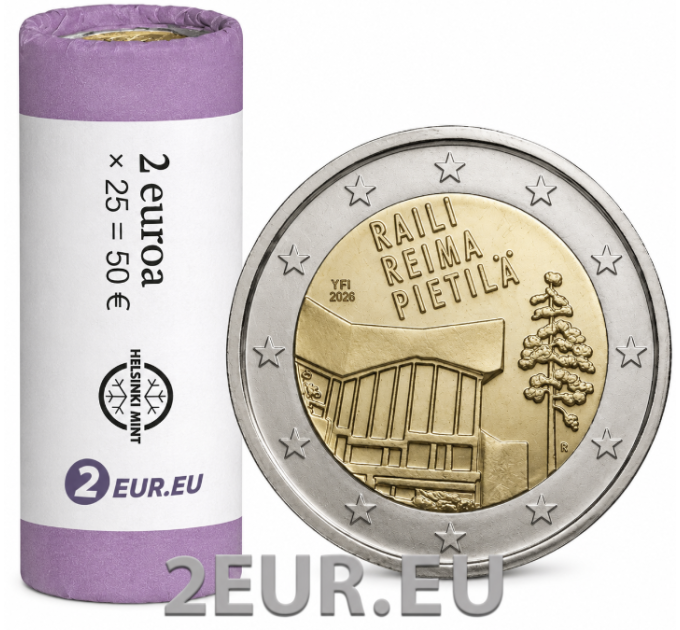 Finland 2 EURO ROLL 2026 - Raili and Reima Pietilä for 210.00 € ✅