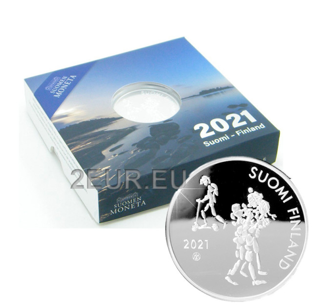 Finlandia 20 euros plata PROOF 2021 - 100 años de la introducción de la Ley de Educación Obligatoria por 75.00 € ✅