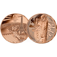 Francia 1/4 euro UNC 2023 - Juegos Olímpicos París 2024 - Golf