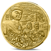 Francia 1/4 euro UNC 2026 - CUEVAS DE LONGMEN