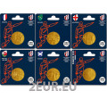 Francia 1/4 euro UNC 2023 - Copa Mundial de Rugby Francia 2023 por 45.00 € ✅