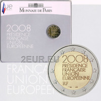 Francia 2 euros BU 2008 - Presidencia UE