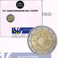 Francia 2 euros BU 2012 - 10 años de efectivo en euros