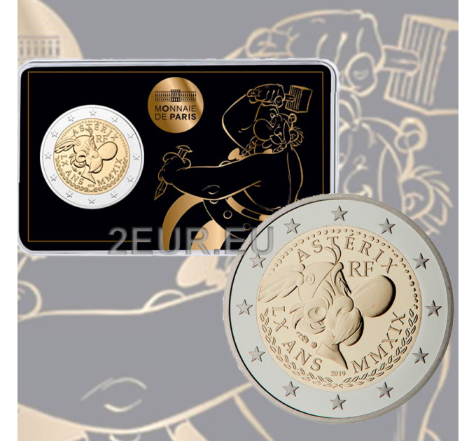 Francia 2 euros BU 2019 - 60 años de Astérix - Obélix por 65.00 € ✅