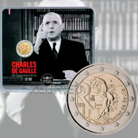 Francia 2 euros BU 2020 - Charles de Gaulle