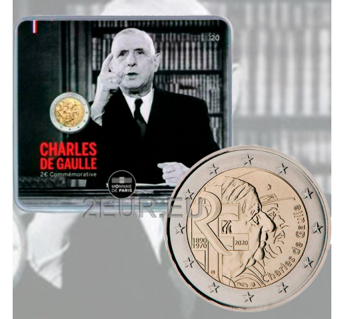 France 2 euro BU 2020 - Charles de Gaulle for 26.00 € ✅