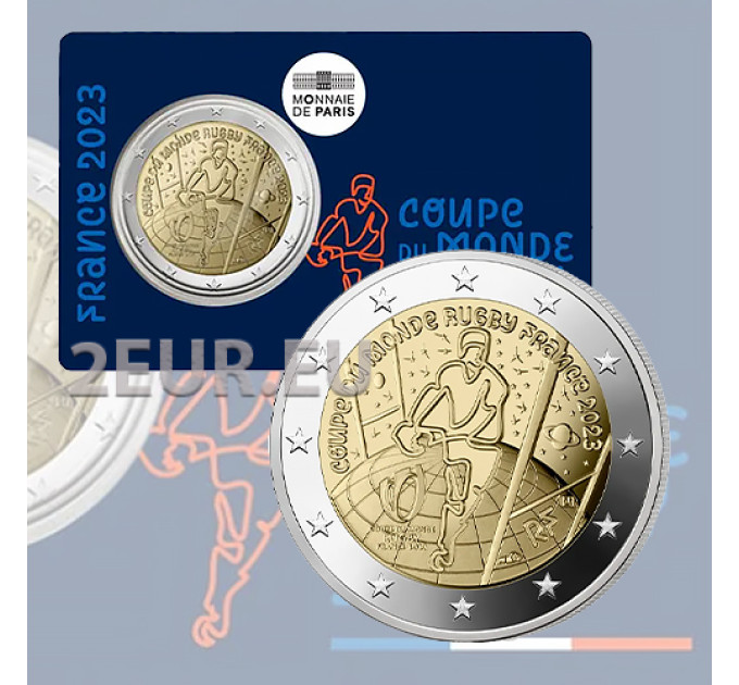 Francia 2 euros BU 2023 - Copa Mundial de Rugby Francia por 19.00 € ✅