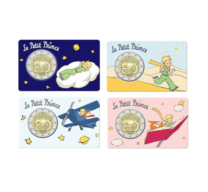 France 2 euro BU 2026 - 80 years of The Little Prince - 4 pcs for 44.00 € ✅