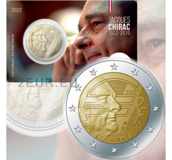 Francia 2 euros BU 2022 - Jacques Chirac por 21.00 € ✅
