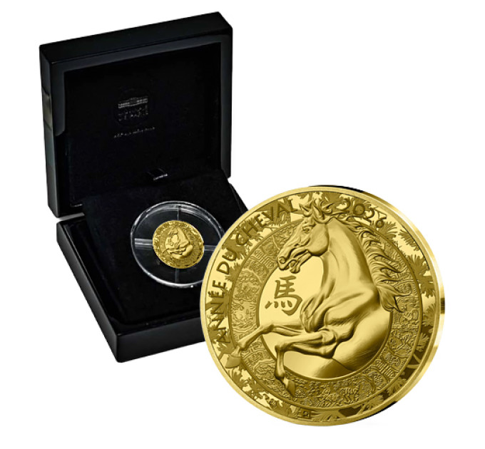 France 50 euro Gold coin Proof 2026 - Year of the Horse for 1,141.13 € ✅