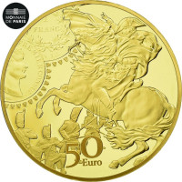 France 50 euro Gold coin Proof 2019 - The Sower - The Germinal Franc France 50 euro Gold coin Proof 2019 - The Sower - The Germinal Franc