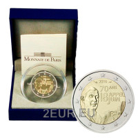 France 2 euro Proof 2010 - 70th Anniversary of the Appeal of 18 June 1940 - Charles de Gaulle
