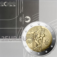 Francia 2 euros Proof 2022 - Juegos Olímpicos de París 2024 - El genio