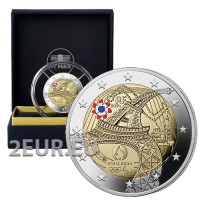 Francia 2 euros Proof 2024 - Juegos Olímpicos y Paralímpicos 2024 en París - moneda de color