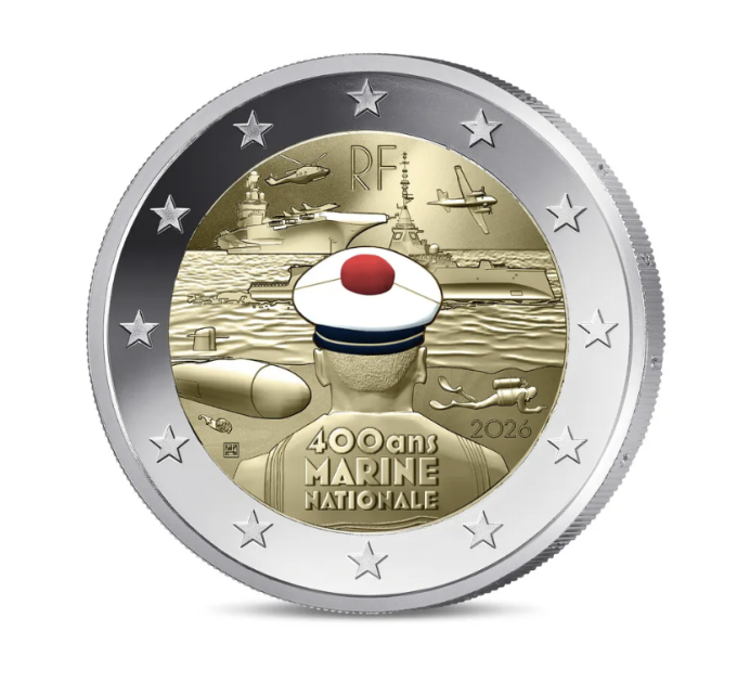 France 2 euro Proof 2026 - French Navy for 39.00 € ✅