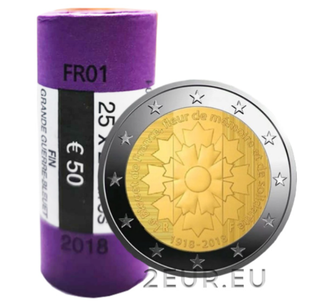 France 2 EURO ROLL 2018 - Cornflower of France for 80.00 € ✅