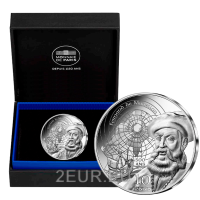 Francia 10 euros moneda de plata Proof 2021 - Edad de Magallanes y Manuelina