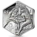 France 10 euro silver coin 2024 - 2024 Olympic Games in Paris - Hexagonal Hercules for 17.00 € ✅