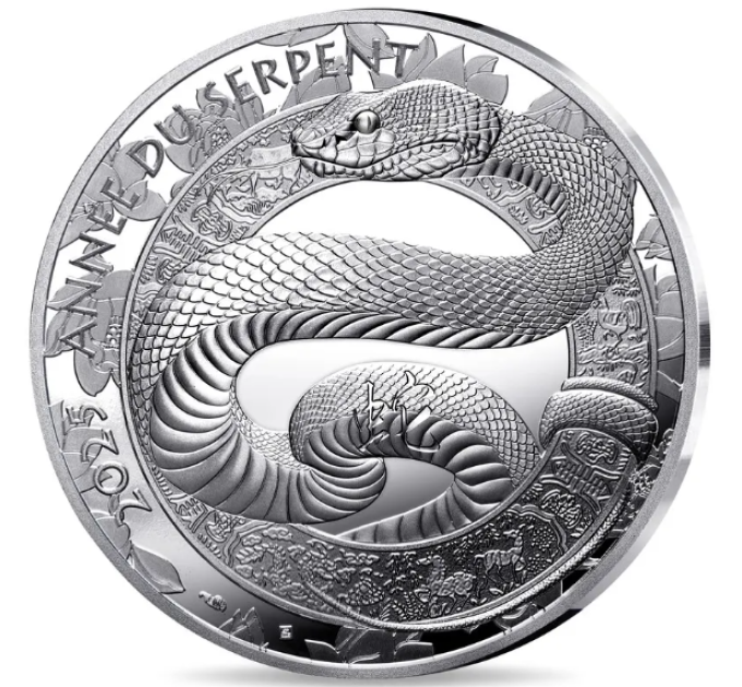 Francia 10 euros moneda de plata Proof 2025 - Año de la serpiente por 105.00 € ✅