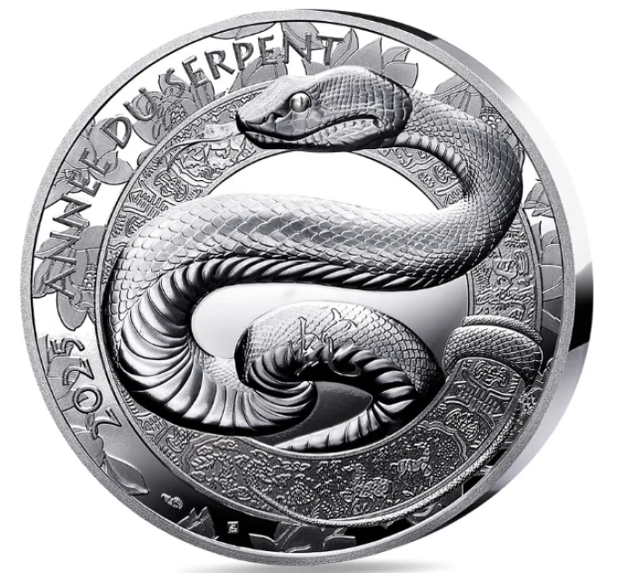 Francia 20 euros moneda de plata Proof 2025 - Año de la serpiente por 125.00 € ✅