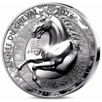 Francia 20 euros moneda de plata Proof 2026 - Año del Caballo