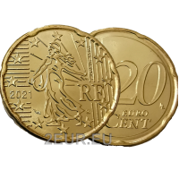 Francia 20 céntimos UNC 2021