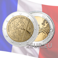 Francia 2 euros UNC 2023 - Copa Mundial de Rugby Francia