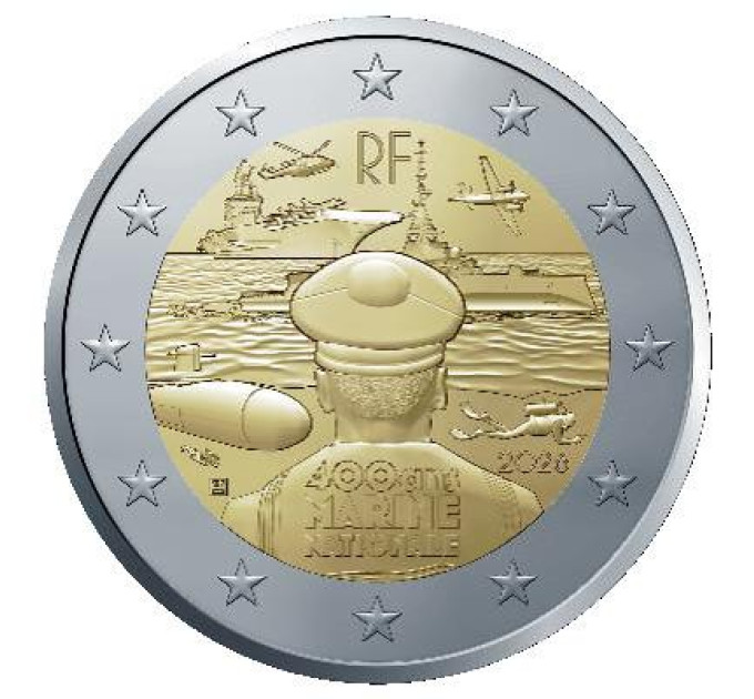 France 2 euro UNC 2026 - French Navy for 3.50 € ✅