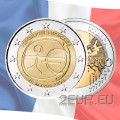 Francia 2 euros UNC 2009 - 10 años Euro - UEM por 9.90 € ✅